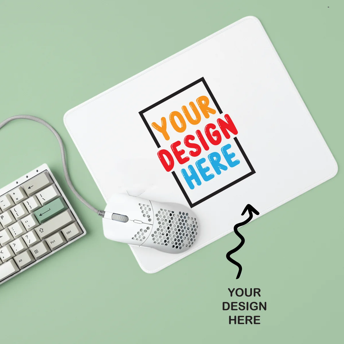 your-design-personalized-mousepad-for-office-use-multi-color Personalized Mousepad - Image 1